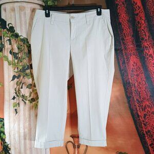 NWT: JAG Sz 16W Beach Sand Wm Cora Crop Pull-On Comfort Pants